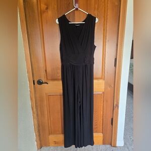 Lane Bryant Classic Black Jumpsuit, Sz. 18/20